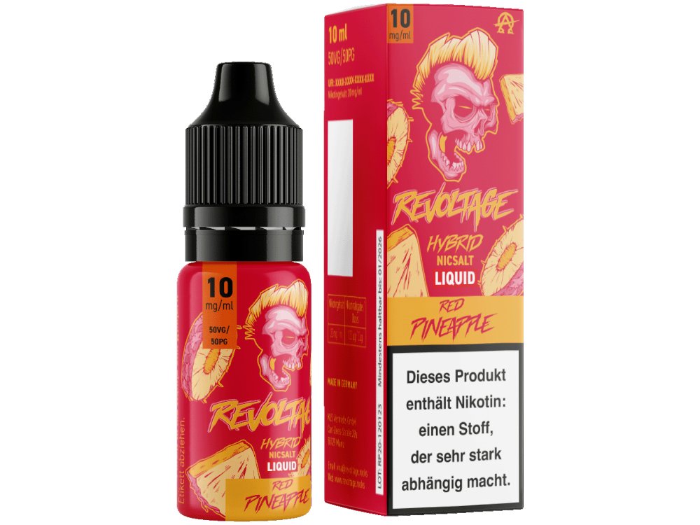 Revoltage - Hybrid Nikotinsalz Liquid - Red Pineapple Revoltage - Hybrid Nikotinsalz Liquid - Red Pineapple