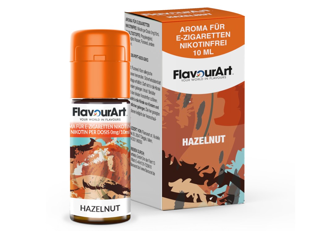 FlavourArt - Aromen 10 ml - Hazelnut FlavourArt - Aromen 10 ml - Hazelnut