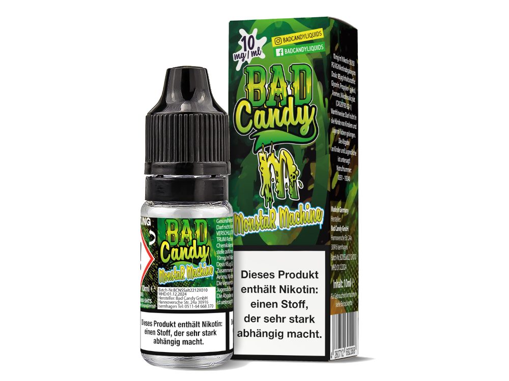 Bad Candy Liquids - Monstar Machine - Nikotinsalz Liquid Bad Candy Liquids - Monstar Machine - Nikotinsalz Liquid