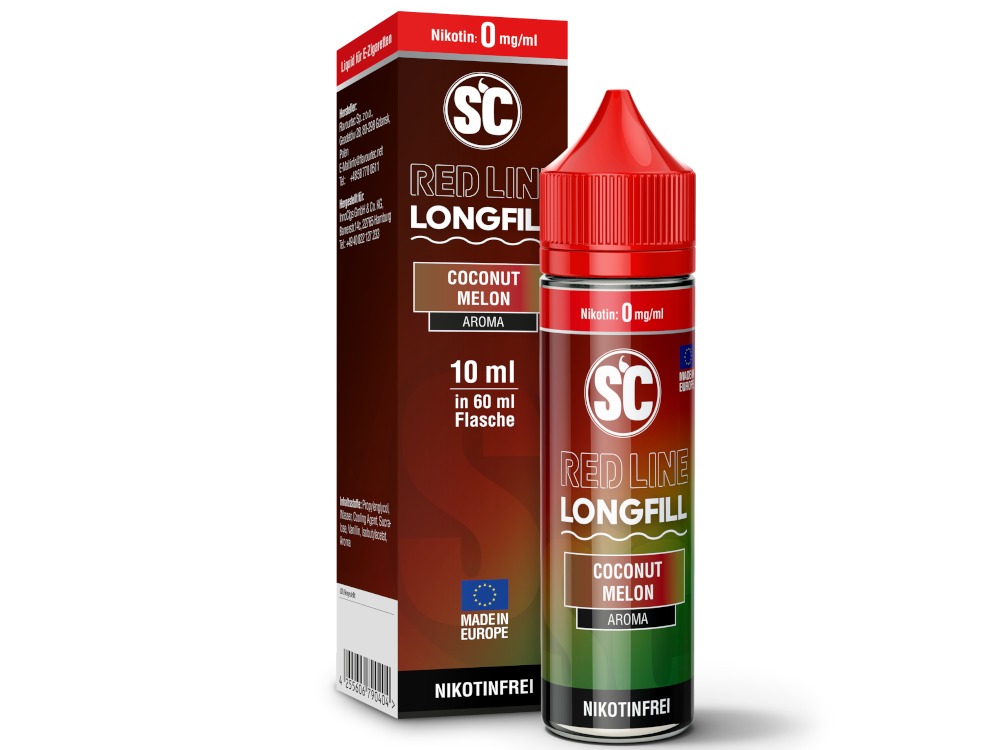 SC - Red Line Longfills 10 ml - Coconut Melon SC - Red Line Longfills 10 ml - Coconut Melon