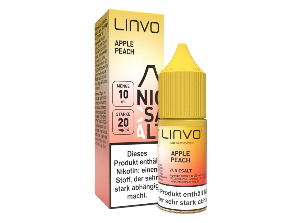 Linvo - Apple Peach - Nikotinsalz Liquid 20 mg/ml Linvo - Apple Peach - Nikotinsalz Liquid 20 mg/ml