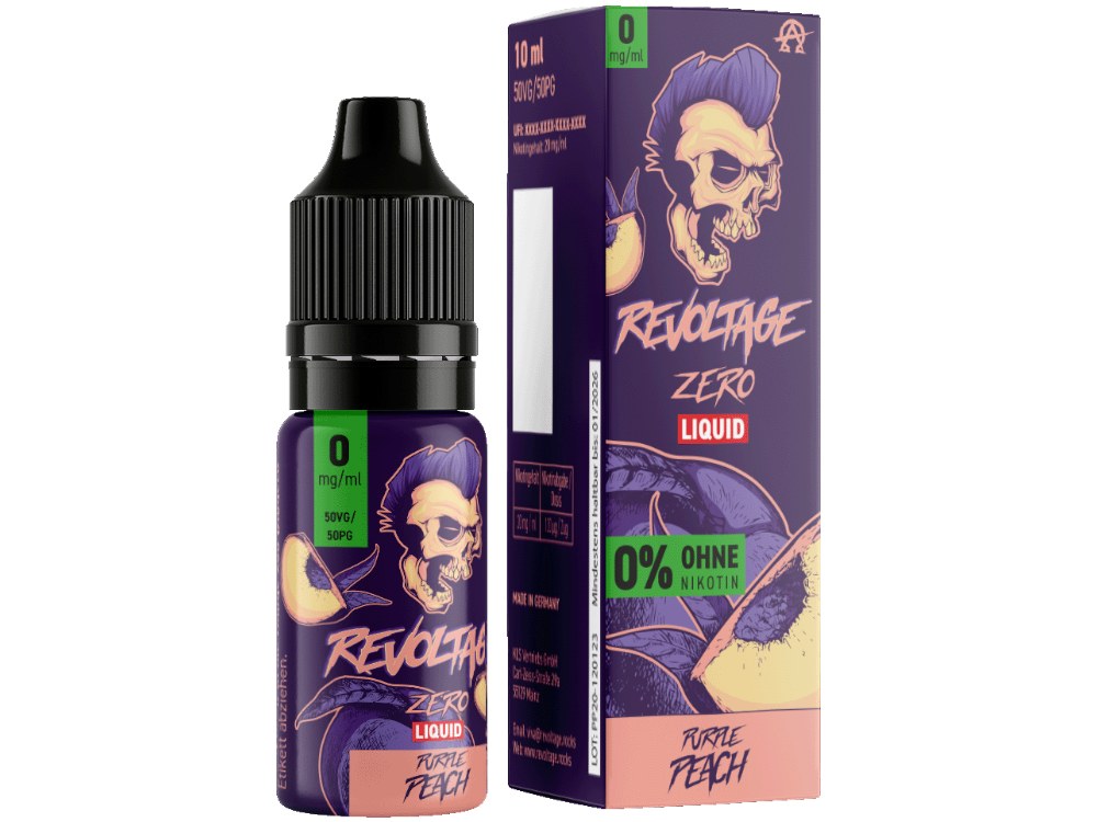 Revoltage - Hybrid Nikotinsalz Liquid - Purple Peach Revoltage - Hybrid Nikotinsalz Liquid - Purple Peach