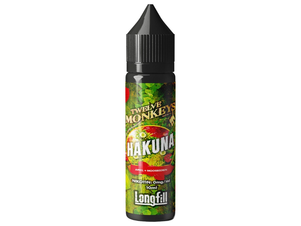 Twelve Monkeys - Longfills 10ml - Hakuna Twelve Monkeys - Longfills 10ml - Hakuna