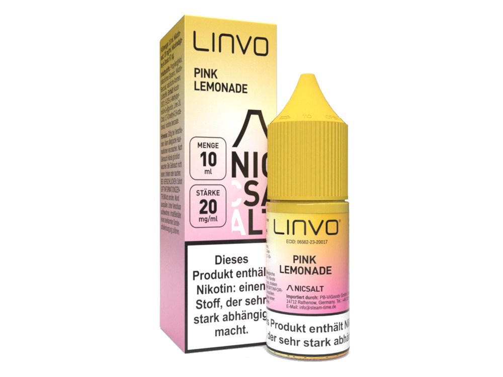 Linvo - Pink Lemonade - Nikotinsalz Liquid 20 mg/ml Linvo - Pink Lemonade - Nikotinsalz Liquid 20 mg/ml