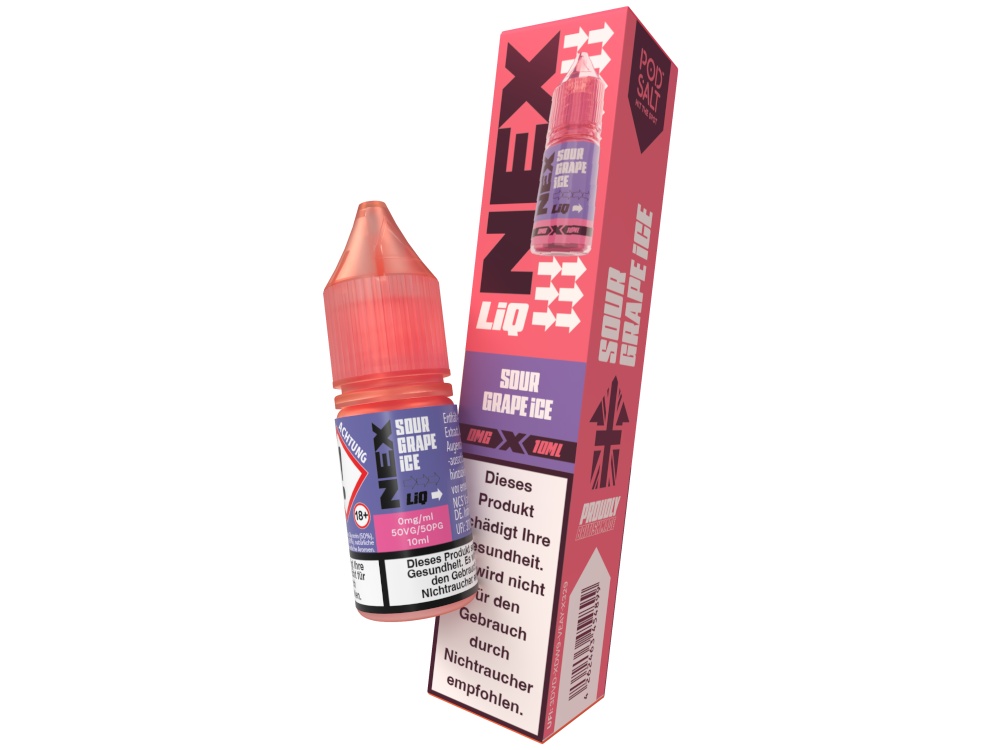 Pod Salt - NexLiq - Nikotinsalz Liquid - Sour Grape Ice Pod Salt - NexLiq - Nikotinsalz Liquid - Sour Grape Ice