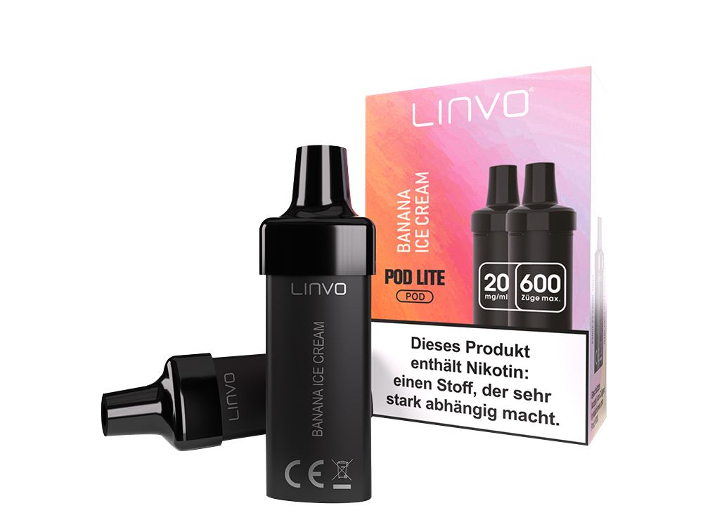 Linvo - Pod Lite Cartridge (2 Stück pro Packung) - Strawberry Watermelon