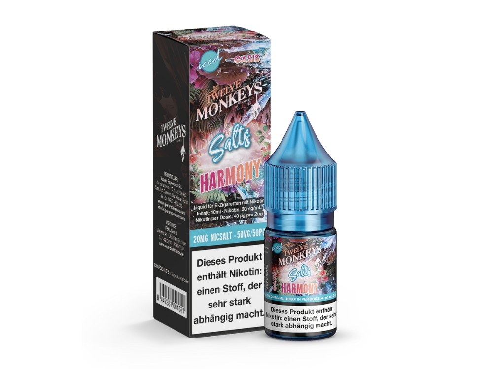 Twelve Monkeys - Iced - Nikotinsalz Liquid - Harmony Twelve Monkeys - Iced - Nikotinsalz Liquid - Harmony