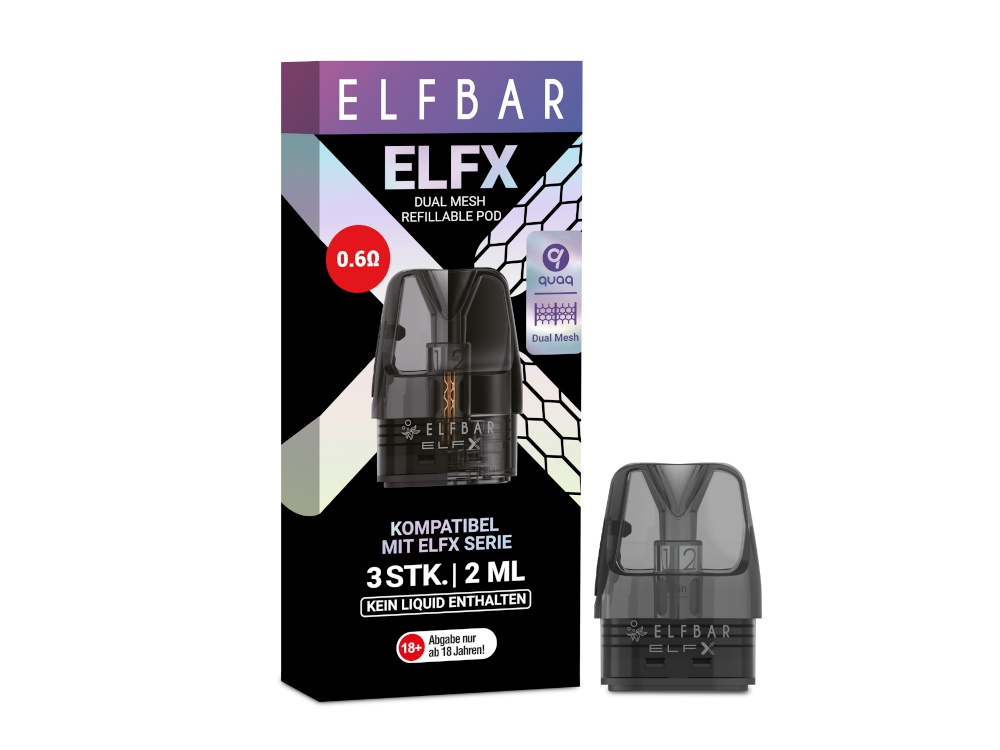 Elfbar - Elfx Pod (3 Stück pro Packung) Elfbar - Elfx Pod (3 Stück pro Packung)