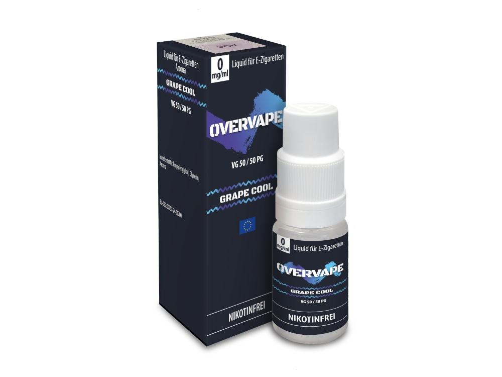 Overvape - Nikotinsalz Liquid - Grape Cool Overvape - Nikotinsalz Liquid - Grape Cool