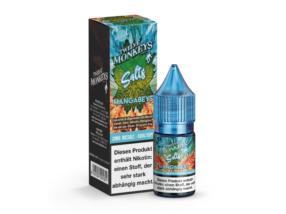 Twelve Monkeys - Iced - Nikotinsalz Liquid - Mangabeys Twelve Monkeys - Iced - Nikotinsalz Liquid - Mangabeys