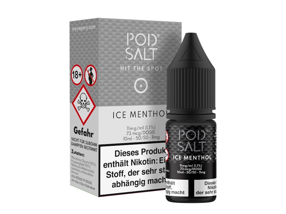 Pod Salt - Ice Menthol - Nikotinsalz Liquid Pod Salt - Ice Menthol - Nikotinsalz Liquid
