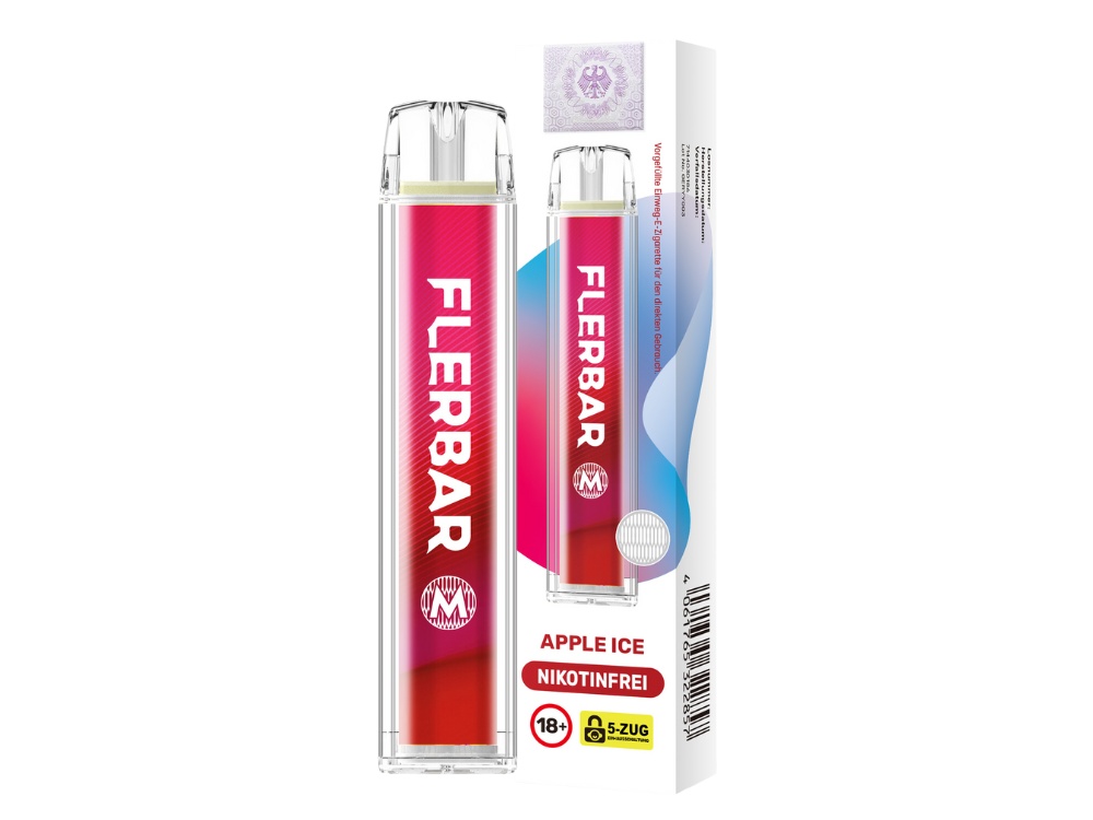 Flerbar - M Einweg E-Zigarette - Apple Ice Flerbar - M Einweg E-Zigarette - Apple Ice
