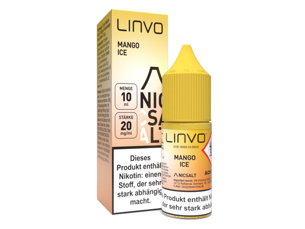 Linvo - Mango Ice - Nikotinsalz Liquid 20 mg/ml Linvo - Mango Ice - Nikotinsalz Liquid 20 mg/ml