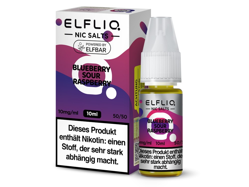 ELFLIQ - Blueberry Sour Raspberry - Nikotinsalz Liquid ELFLIQ - Blueberry Sour Raspberry - Nikotinsalz Liquid