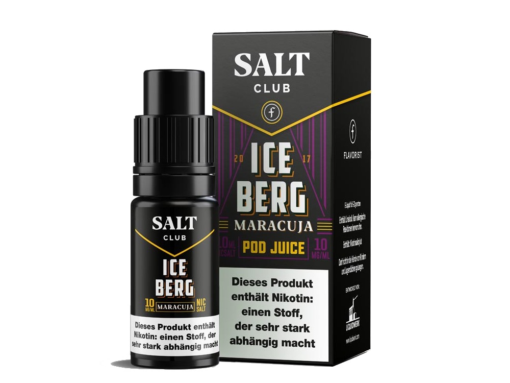 Salt Club - Flavorist Iceberg - Nikotinsalz Liquid - Maracuja Salt Club - Flavorist Iceberg - Nikotinsalz Liquid - Maracuja