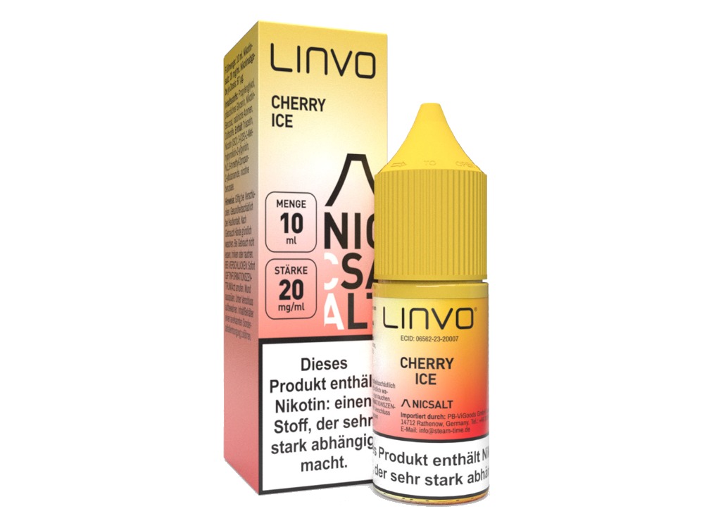 Linvo - Cherry Ice - Nikotinsalz Liquid 20 mg/ml Linvo - Cherry Ice - Nikotinsalz Liquid 20 mg/ml