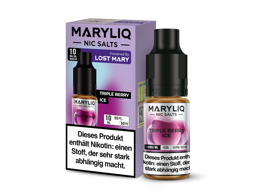 MARYLIQ - Nikotinsalz Liquid - Triple Berry Ice MARYLIQ - Nikotinsalz Liquid - Triple Berry Ice