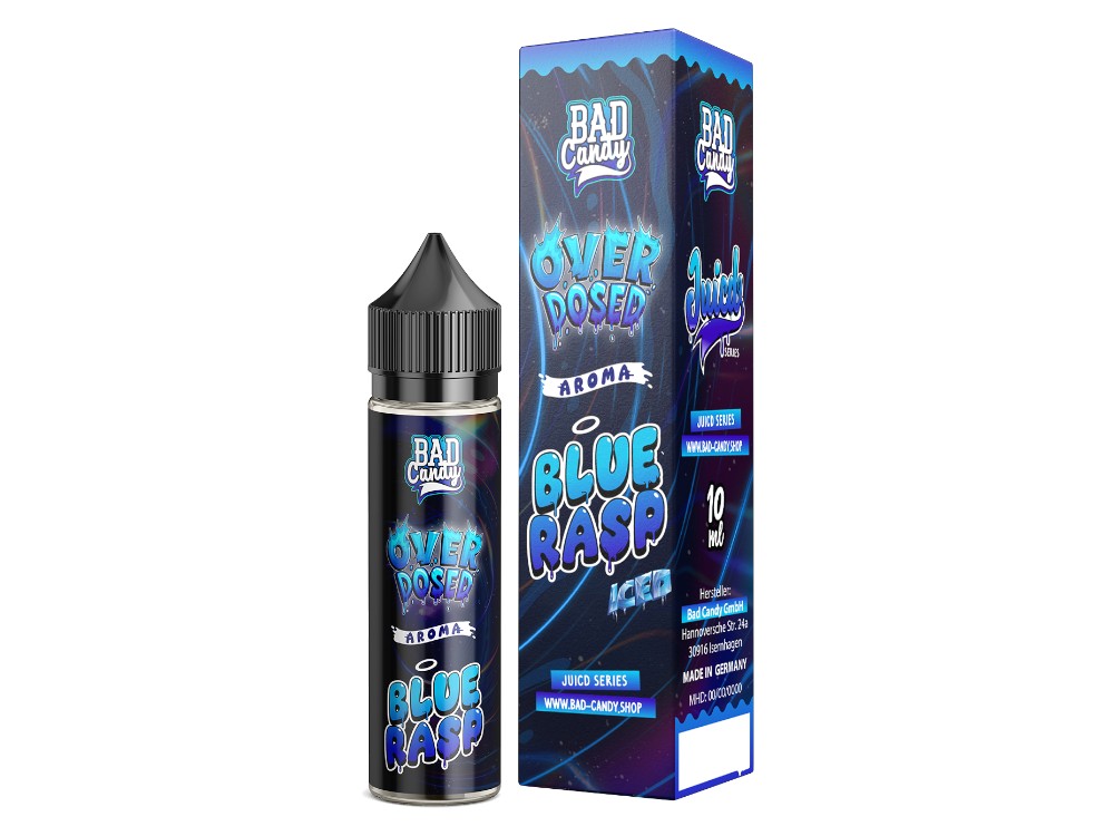 Bad Candy Liquids - Juicd - Longfills 10 ml - Blue Rasp Bad Candy Liquids - Juicd - Longfills 10 ml - Blue Rasp