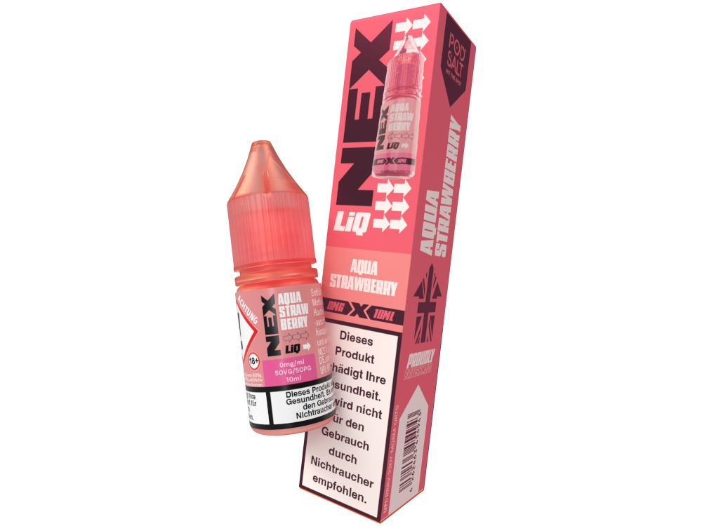 Pod Salt - NexLiq - Nikotinsalz Liquid - Aqua Strawberry Pod Salt - NexLiq - Nikotinsalz Liquid - Aqua Strawberry