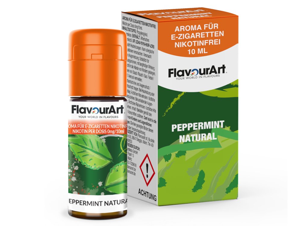FlavourArt - Aromen 10 ml - Peppermint Natural FlavourArt - Aromen 10 ml - Peppermint Natural