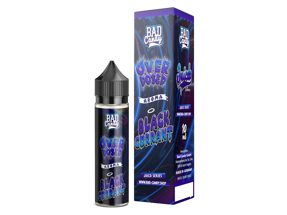 Bad Candy Liquids - Juicd - Longfills 10 ml - Blackcurrant Bad Candy Liquids - Juicd - Longfills 10 ml - Blackcurrant