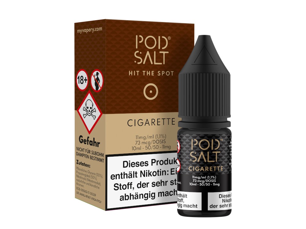Pod Salt - Cigarette - E-Zigaretten Nikotinsalz Liquid Pod Salt - Cigarette - E-Zigaretten Nikotinsalz Liquid