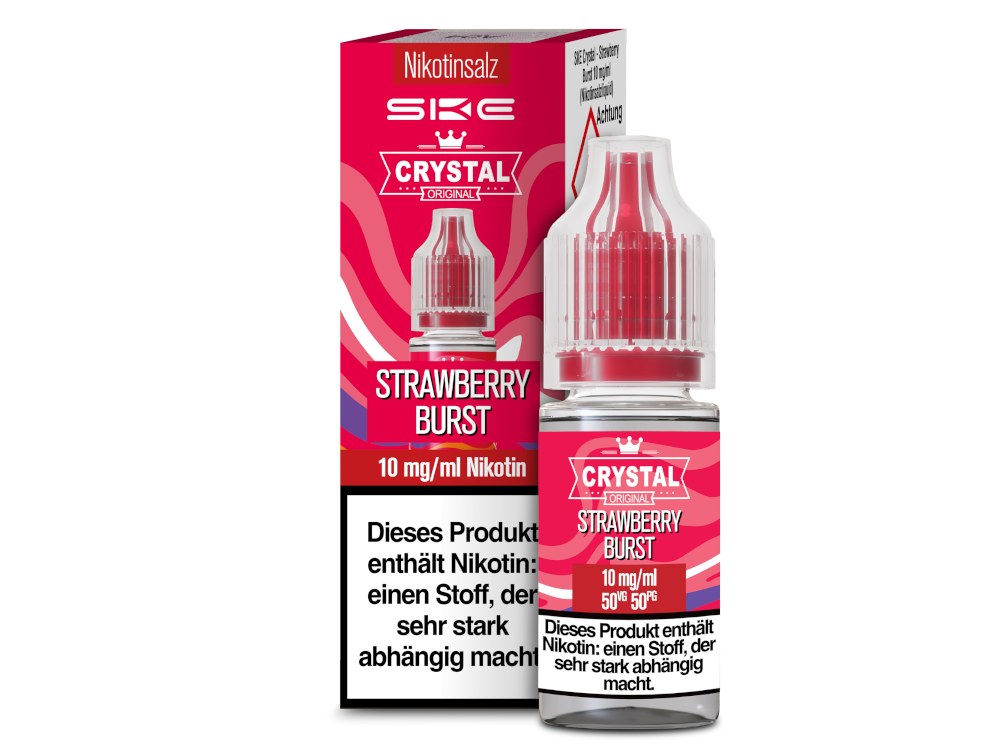 SKE - Crystal - Nikotinsalz Liquid - Strawberry Burst SKE - Crystal - Nikotinsalz Liquid - Strawberry Burst
