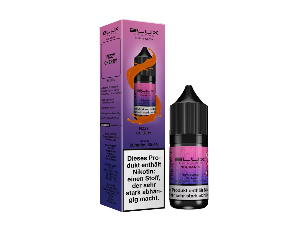 Elux - Nikotinsalz Liquid - Fizzy Cherry Elux - Nikotinsalz Liquid - Fizzy Cherry