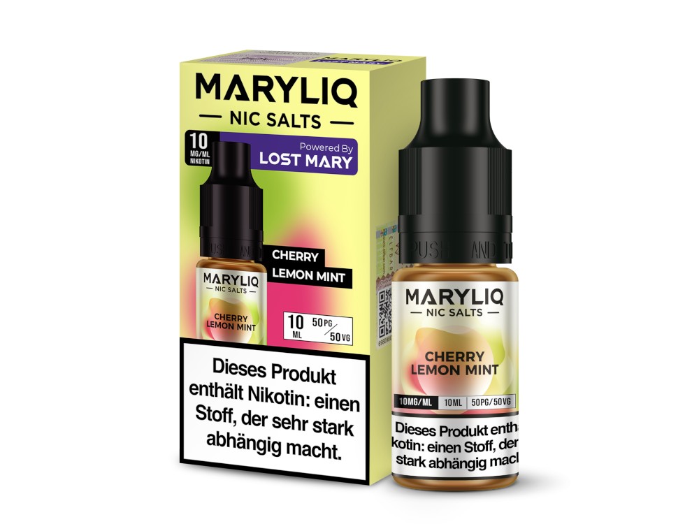 MARYLIQ - Nikotinsalz Liquid - Cherry Lemon Mint MARYLIQ - Nikotinsalz Liquid - Cherry Lemon Mint