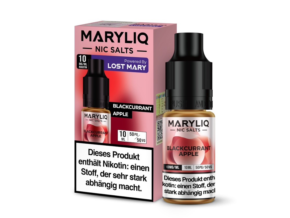 MARYLIQ - Nikotinsalz Liquid - Blackcurrant Apple MARYLIQ - Nikotinsalz Liquid - Blackcurrant Apple