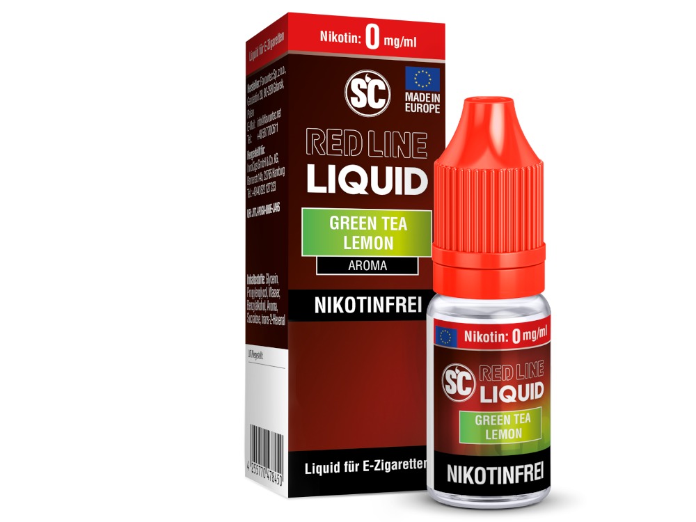 SC - Red Line - Green Tea Lemon - Nikotinsalz Liquid SC - Red Line - Green Tea Lemon - Nikotinsalz Liquid