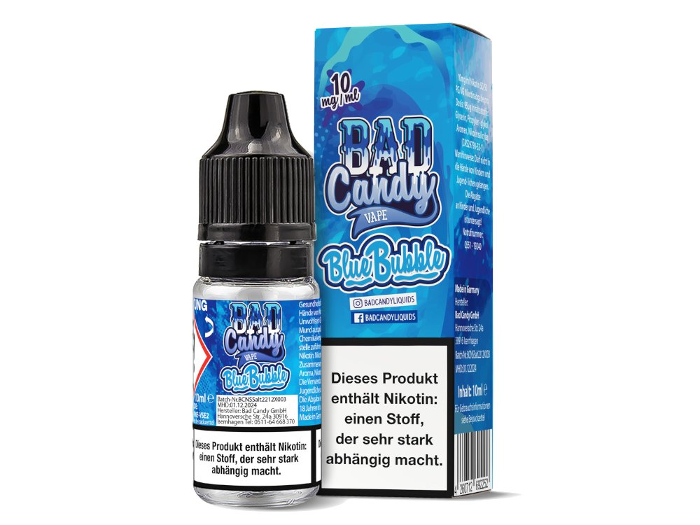 Bad Candy Liquids - Blue Bubble - Nikotinsalz Liquid Bad Candy Liquids - Blue Bubble - Nikotinsalz Liquid