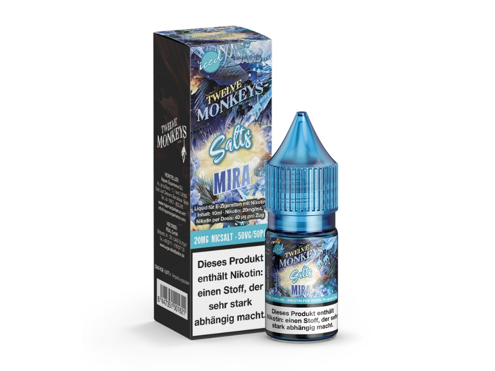 Twelve Monkeys - Iced - Nikotinsalz Liquid - Mira Twelve Monkeys - Iced - Nikotinsalz Liquid - Mira