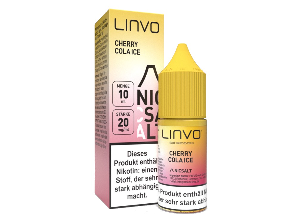 Linvo - Cherry Cola Ice - Nikotinsalz Liquid 20 mg/ml Linvo - Cherry Cola Ice - Nikotinsalz Liquid 20 mg/ml