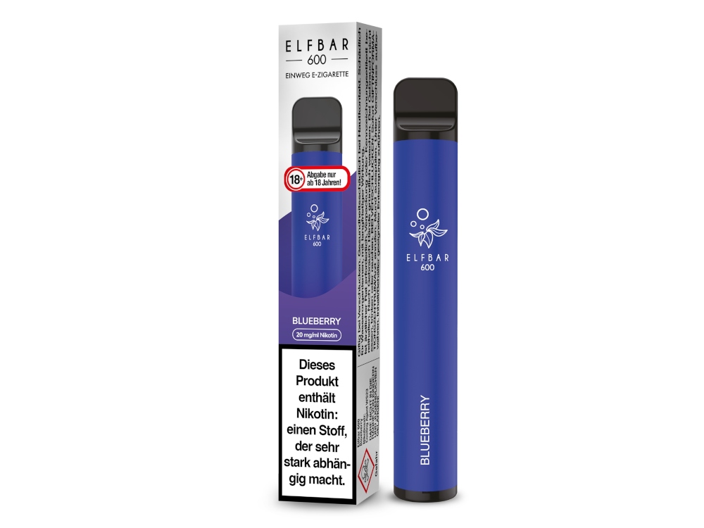 Elfbar 600 Einweg E-Zigarette - Blueberry Elfbar 600 Einweg E-Zigarette - Blueberry