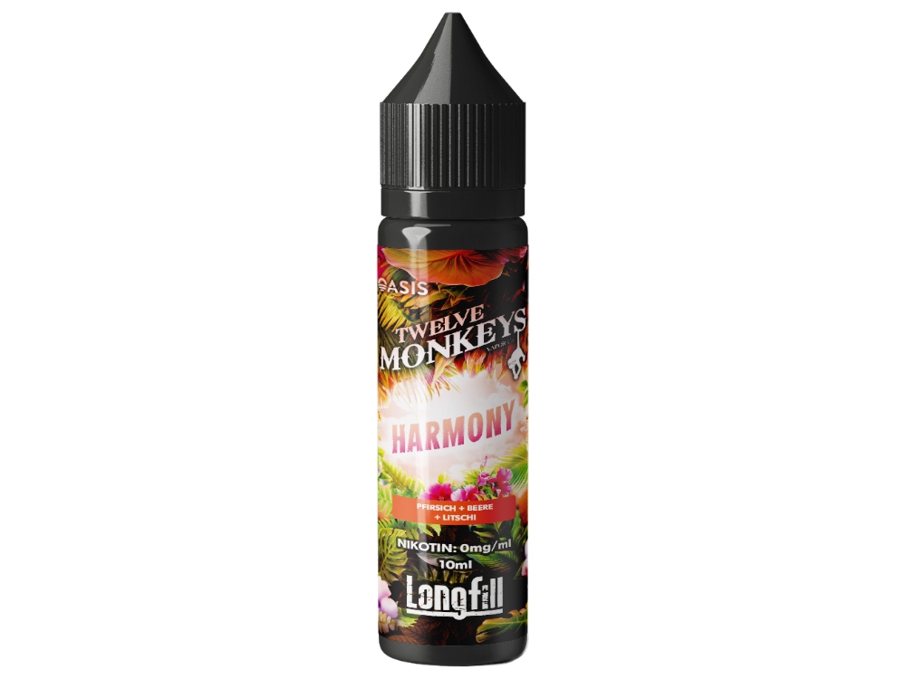 Twelve Monkeys - Longfills 10ml - Harmony Twelve Monkeys - Longfills 10ml - Harmony