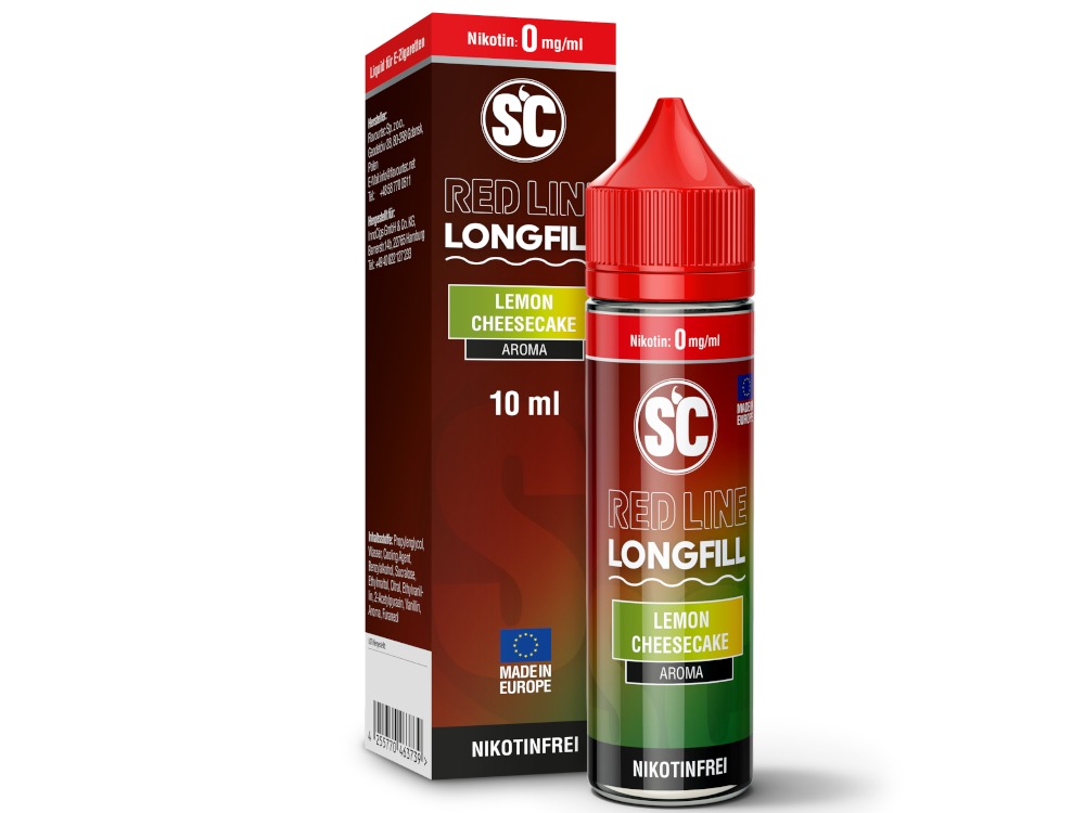 SC - Red Line Longfills 10 ml - Lemon Cheesecake SC - Red Line Longfills 10 ml - Lemon Cheesecake